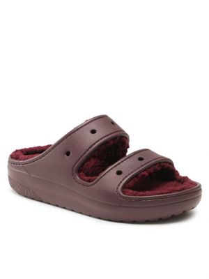 Sandály Crocs fialové