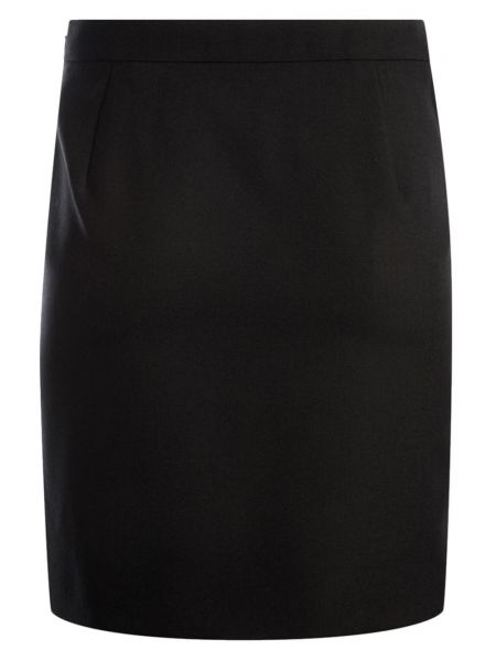 Vlněné pouzdrová sukně Bally černé