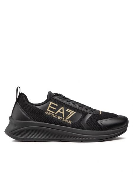 Kasdieniai ilgaauliai batai Ea7 Emporio Armani juoda