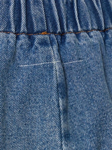Puuvillased teksapüksid Mm6 Maison Margiela sinine