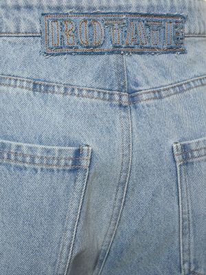 Schnür jeans Rotate himmelblau