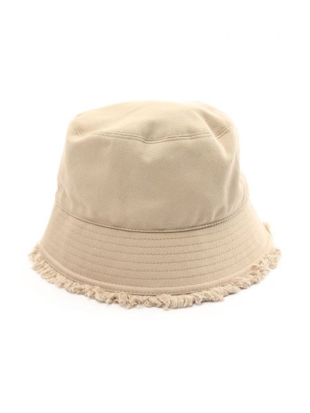 Puuvillased müts Prada Pre-owned beež