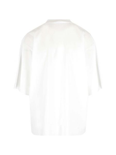 Koszulka bawełniana z nadrukiem Marni biała
