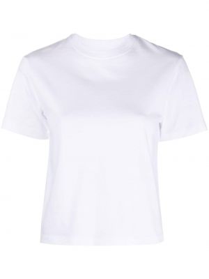 Einfarbige t-shirt aus baumwoll Armarium weiß