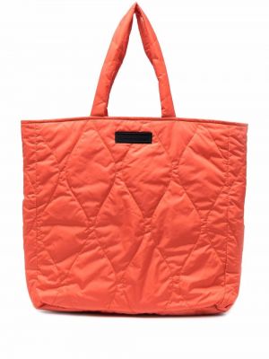 Prešita nakupovalna torba Mackintosh oranžna