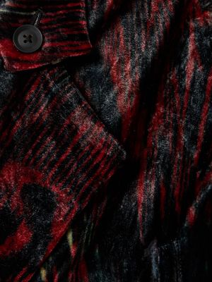 Hodvábny kabát Yohji Yamamoto červená