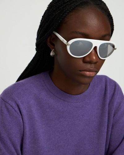 Sončna očala Moncler bela