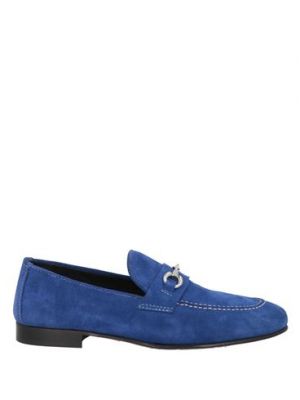 Loafers di pelle Eleven blu
