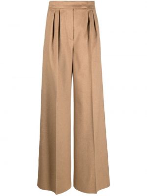 Kalhoty Max Mara Vintage hnědé