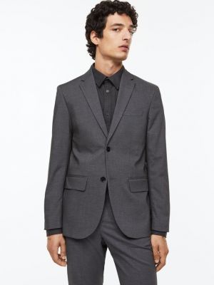 Пиджак H&m серый