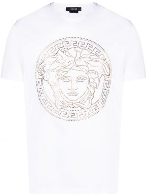 Tricou cu imagine Versace alb