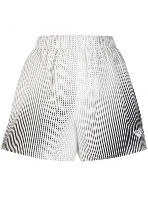 Stripete shorts Prada hvit