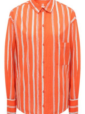 Хлопковая рубашка Palm Noosa оранжевая