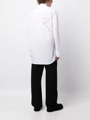 T-shirt à imprimé Ann Demeulemeester blanc