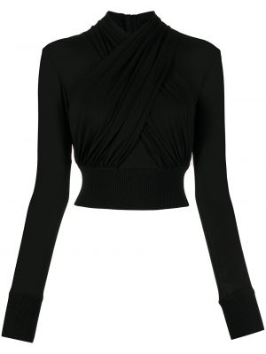 Crop top Herve L. Leroux svart