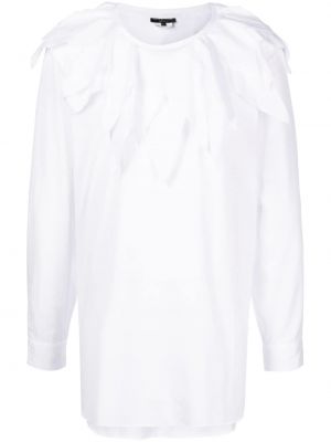 Medvilninė marškiniai Comme Des Garçons Homme Plus balta