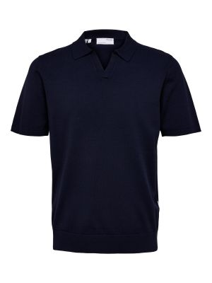 Polo marškinėliai Selected Homme mėlyna