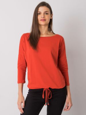 Bluză Fashionhunters portocaliu
