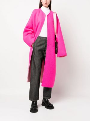 Vlněný kabát Sofie D'hoore růžový