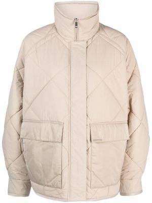 Pikowana kurtka puchowa Calvin Klein biała