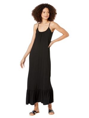 Плетеное длинное платье Chaser черное