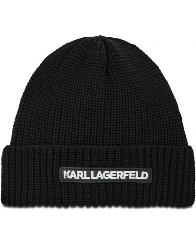 Czapka Karl Lagerfeld, сzarny