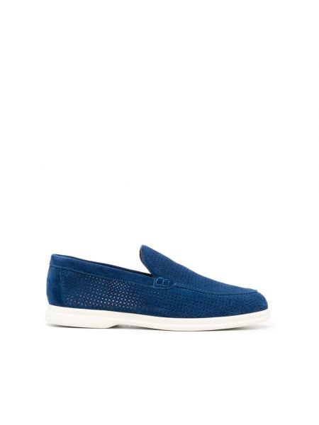 Loafers Casadei niebieskie