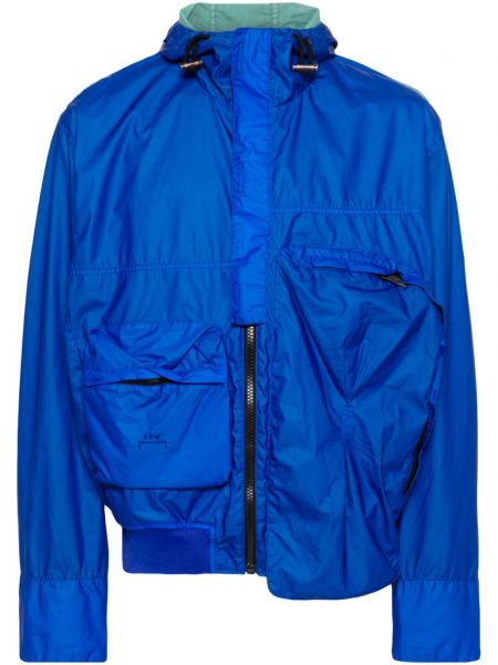 Jacke mit stickerei mit kapuze A-cold-wall* blau