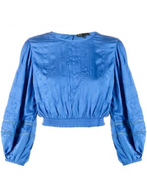 Блуза с дантела Maje синьо