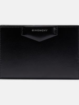 Leder geldbörse Givenchy schwarz