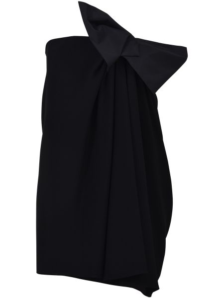 Платье мини Saint Laurent черное