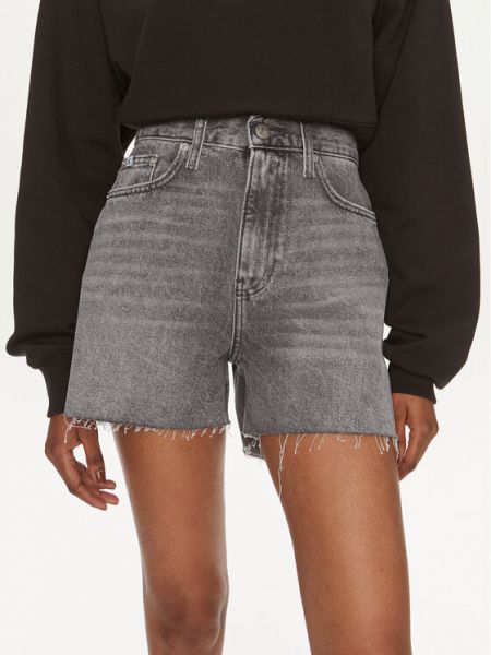 Shorts en jean Calvin Klein Jeans gris