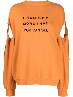 Sweatshirt aus baumwoll Undercover orange