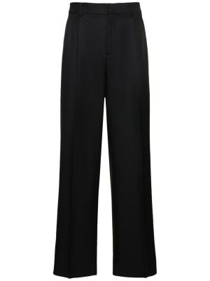 Pantalon en laine Versace noir