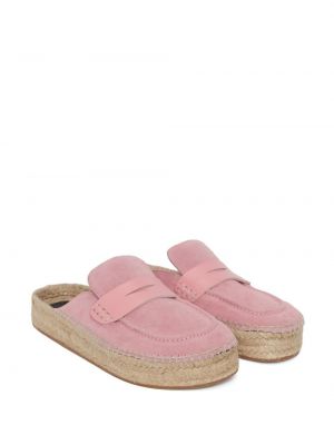 Seemisnahksed loafer-kingad Jw Anderson roosa