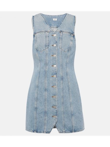 Denim kjole Agolde blå