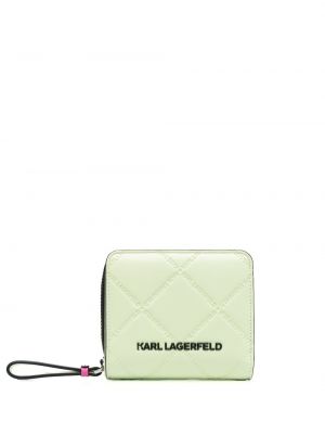 Peněženka Karl Lagerfeld zelená