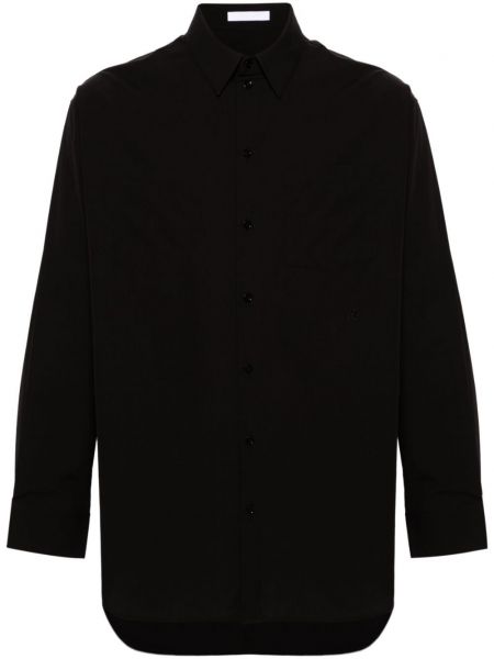 Памучна риза Helmut Lang черно