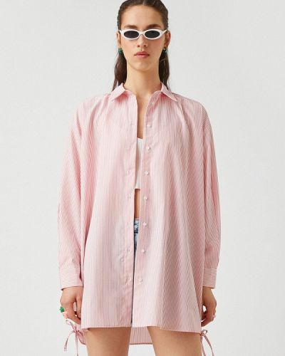 Рубашка с длинным рукавом Koton, розовая