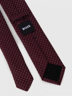 Krawat Boss bordowy