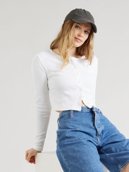 Kardigán Calvin Klein Jeans biela