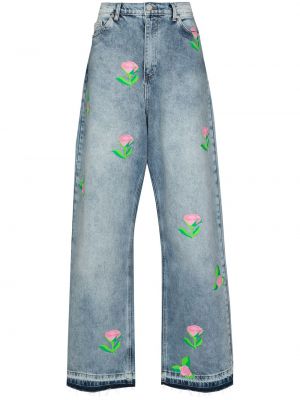 Jeans à fleurs Natasha Zinko