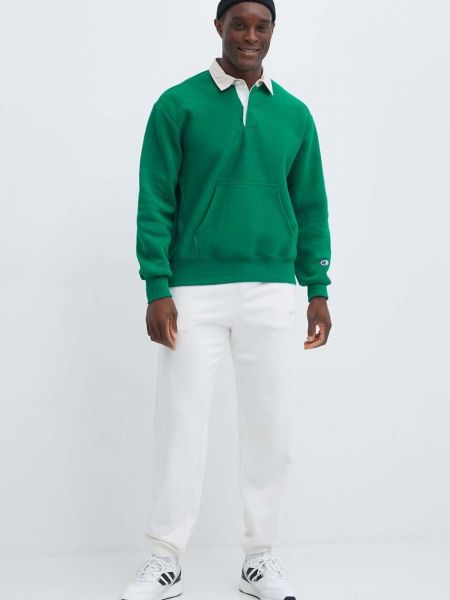 Однотонный свитер Champion зеленый