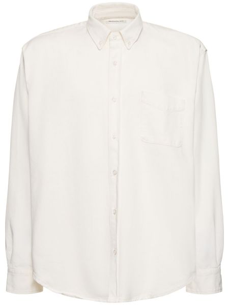 Camisa vaquera de algodón The Frankie Shop blanco