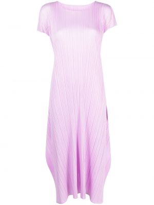 Kleid mit plisseefalten Pleats Please Issey Miyake pink