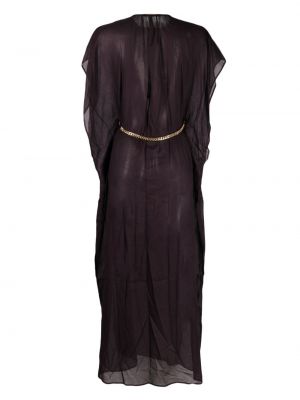 Kleid aus baumwoll mit drapierungen Stella Mccartney