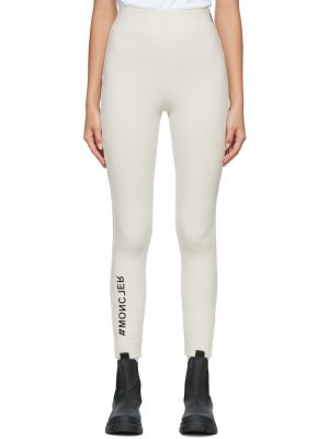 Нейлоновые спортивные штаны Moncler Grenoble белые
