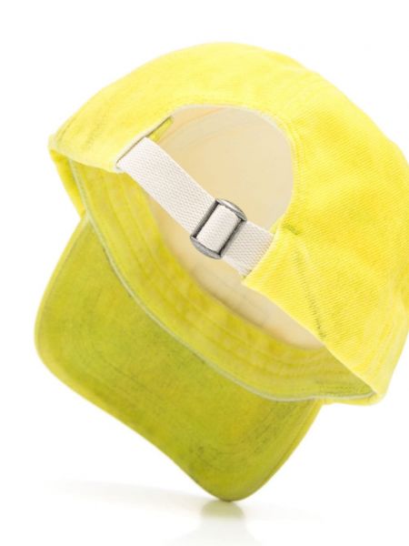 Kepurė su nubrozdinimais Acne Studios geltona