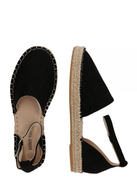 Espadrilles About You fekete