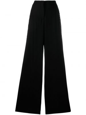 Pantalones con lentejuelas bootcut Emilio Pucci negro